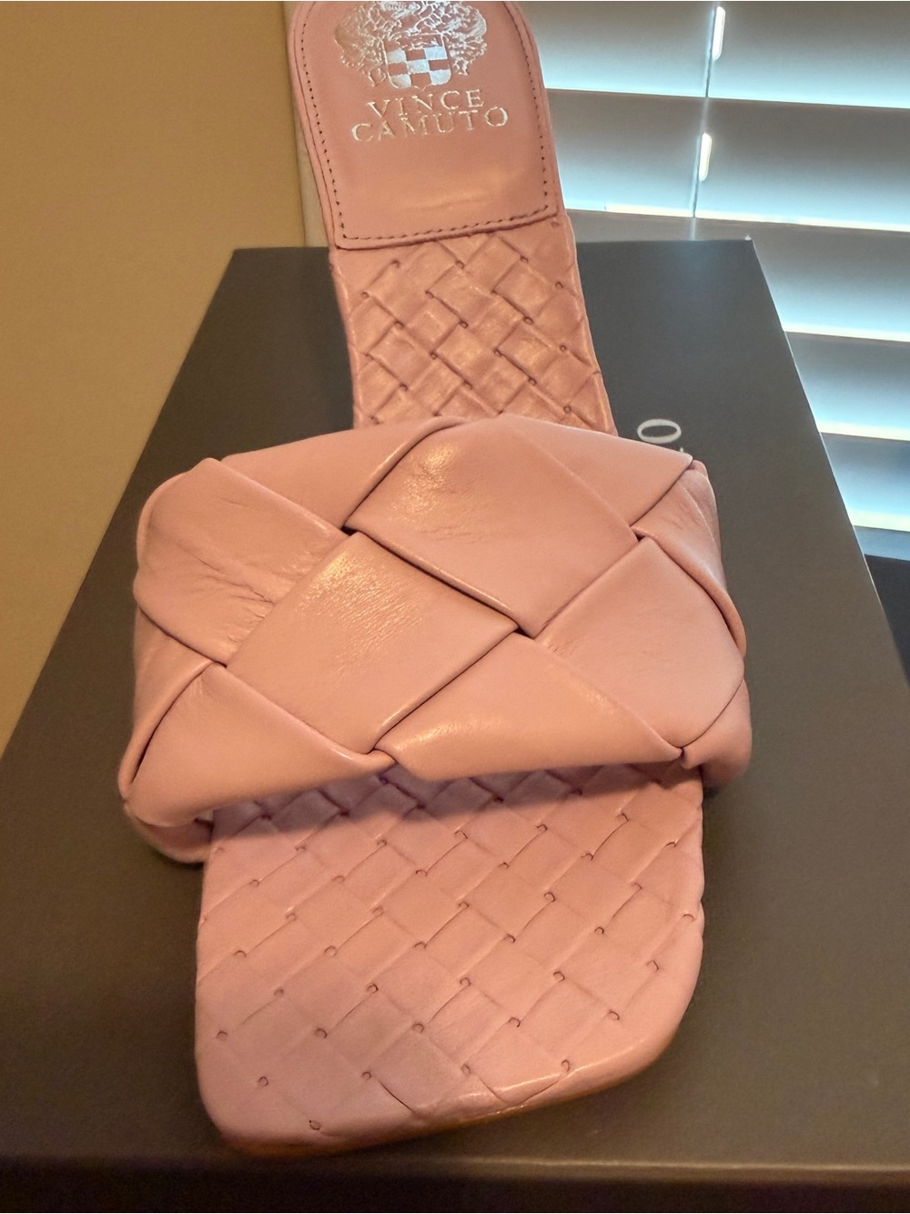 Vince Camuto Braided Slide Sandal - Lavender